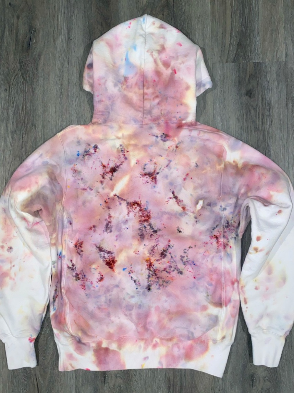 💫 Champion REMXD CUSTOM - Reverse Weave Hoodie - S 💫 - Picture 2 of 5